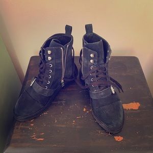 Allsaints moto combat boots